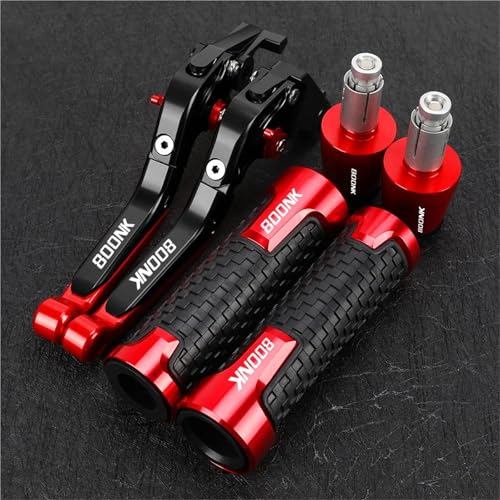 BABEGIM for 800NK NK800 800 NK CF800NK 2023-2024 Motorrad Bremse Kupplung Hebel Griff Bar Griffe Lenker Enden(Green) von BABEGIM