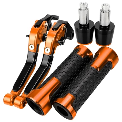 BABEGIM for TNT 125 135 2016-2022 2023 TNT125 TNT135 Motorrad Aluminium Bremse Kupplung Hebel Lenker Handgriffe Enden(Champagne) von BABEGIM