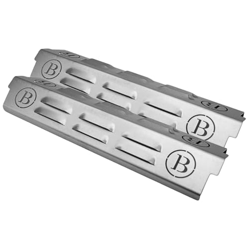 BABOSSA® Flammschutz aus massivem Edelstahl - Ersatzteil für Enders Boston Black Pro mit Muldenaufnahme | rostfrei & titanstabilisiert durch V4A Edelstahl | Made in Germany | 2er Pack von BABOSSA