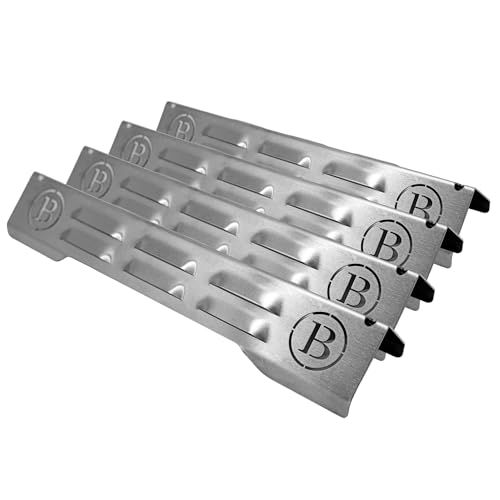 BABOSSA® Flammschutz aus massivem Edelstahl - Ersatzteil für Burnhard Fred | rostfrei & titanstabilisiert durch V4A Edelstahl | Made in Germany | 4er Pack von BABOSSA