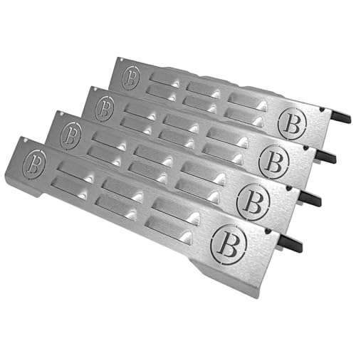 BABOSSA® Flammschutz aus massivem Edelstahl - Ersatzteil für Rösle Videro | rostfrei & titanstabilisiert durch V4A Edelstahl | Made in Germany | 4er Pack von BABOSSA