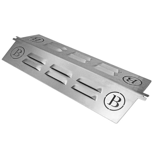 BABOSSA® Flammschutz aus massivem Edelstahl - Ersatzteil für Broil King Baron & Crown | rostfrei & titanstabilisiert durch V4A Edelstahl | Made in Germany | 1er Pack von BABOSSA