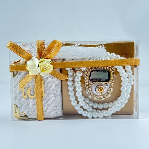 6 Stück Zikirmatik und Tasbih Set, Islamische Geschenke (Cappuccino) von BABY SHOWER CHOCOLATE