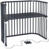 [NEUWERTIG] Babybay Beistellbett Boxspring Kinderbett Bett Gitterbett Xxl Schiefergrau B-Ware von BABYBAY