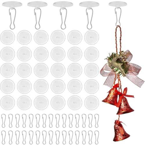 30 Stück Deckenhaken Selbstklebend, Klebehaken Decke Deckenhaken Ohne Bohren mit Fahnenmast-Clips, Klebehaken Klein Transparent Selbstklebende Haken Selbstklebend, Deckenhaken Wandhaken Selbstklebend 30 Stück Deckenhaken Selbstklebend, Klebehaken Decke Deckenhaken Ohne Bohren mit Fahnenmast-Clips, Klebehaken Klein Transparent Selbstklebende Haken Selbstklebend, Deckenhaken Wandhaken Selbstklebend von BABYKUMA