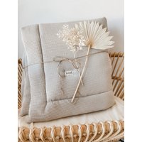 Große Krabbelmatte, Krabbeldecke Sand 120x120cm von BABYLIbyINNI