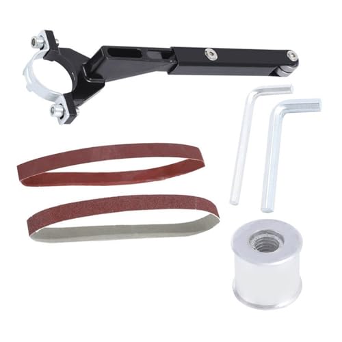 BABYVIVA Elektrischer Bandschleifer Bandschleifer Aufsatz Winkelschleifer Modifizierte Sandbandmaschine Rohrbandschleifer Polierband von BABYVIVA