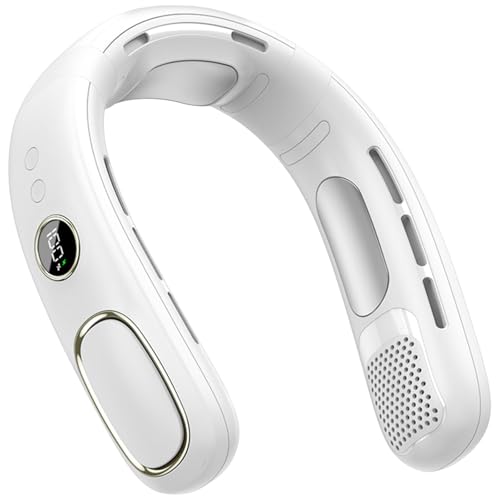 BABYVIVA Hängende Hälse Klimaanlage Miniaturaufladbare Digitale Display Blatteless Elektromüfte Wearable Cooling Device Sommerkühlung Gadget von BABYVIVA