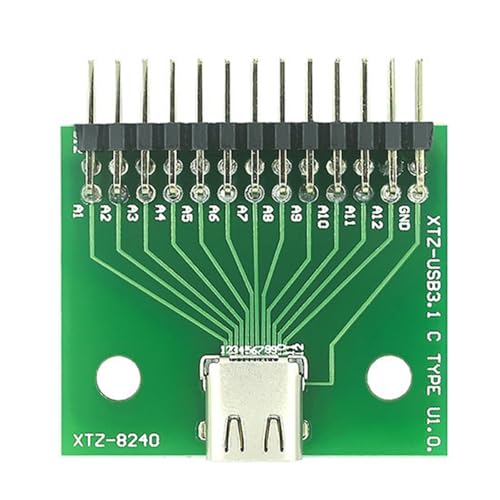BABYVIVA Typ C Testplatine Mit 24-Pin Header USB3.1-Schnelltest Und Debugging Für Sichere Datenübertragung BABYVIVA Typ C Testplatine Mit 24-Pin Header USB3.1-Schnelltest Und Debugging Für Sichere Datenübertragung von BABYVIVA