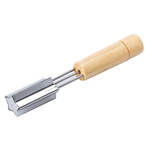 Behandelt Lebensmittelfruchtschneider Form Obst Schneidem Form Blumenstern Herzform Mit Holz Ergonomisch Langlebig von BABYVIVA