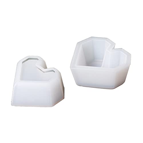 Blumentopf Silikonform Sukkulenten Beton Blumentopf Vase Gipszement Formformform Kerzenhalter Form Form von BABYVIVA