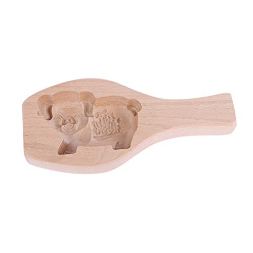 Form Chinese Traditionelle Traditionelle Mitte Des Autumnfestivals Moon Kuchenform Schweineheizform Holz Handgefertigtes Backwerkzeug Für Muffin Cookie Keks Kürbisentor von BABYVIVA