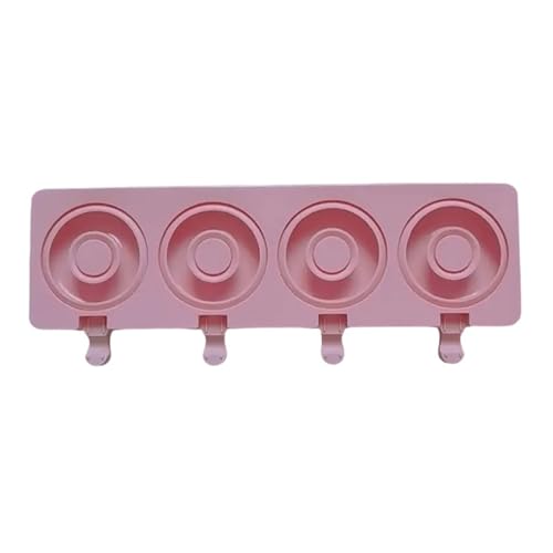 Form Ices Creme Formen 4 Hohlraum Silikon Stiel Ices Ices Würfel Tablett Maker Backkuchen Süßigkeiten Schimmelpilze von BABYVIVA