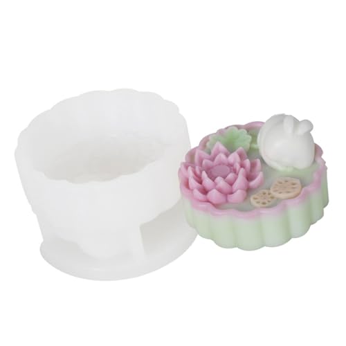 Formen Handpress Funktionaler Mondkuchen Formpresse Kaninchen Themenküchen Embosser Zubehör von BABYVIVA