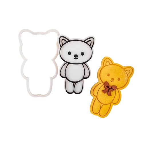 Plastik Kekse Formen Keksstempel Cartoon Tiere Kekse Cutter Fondant Kuchenformen Küchengebäck Backwerkzeug von BABYVIVA