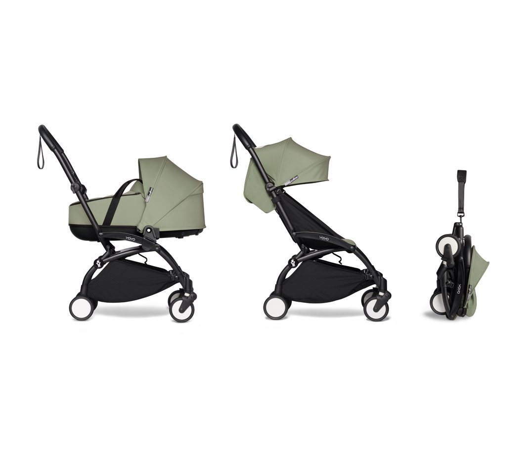 BABYZEN Kombi-Kinderwagen Komplett-Set YOYO mit Gestell, Liegewanne und 6+ Textilset von BABYZEN