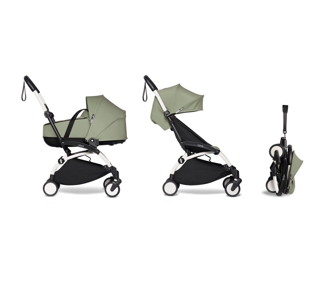 BABYZEN Kombi-Kinderwagen Komplett-Set YOYO mit Gestell, Liegewanne und 6+ Textilset von BABYZEN