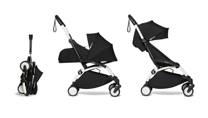 BABYZEN Kombi-Kinderwagen Komplett-Set YOYO mit Gestell, Newborn pack und 6+ Textilset von BABYZEN