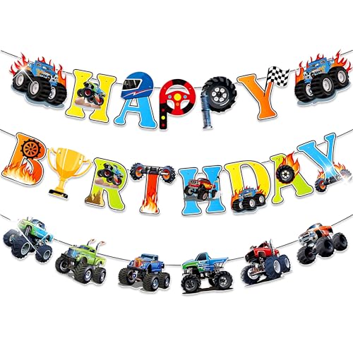 Monster Truck Party Geschirr Monster Trucks Geburtstag Deko Monster Truck Birthday Supplies Enthält Banner Monster Truck Party Geschirr Monster Trucks Geburtstag Deko Monster Truck Birthday Supplies Enthält Banner von BACH AND BOOZY