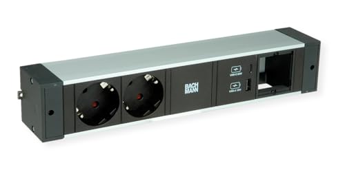 BACHMANN Desk Rail 2xSchutzkt. USB A&C, USB Charger 22W 1xABD 2,0m GST18 BACHMANN Desk Rail 2xSchutzkt. USB A&C, USB Charger 22W 1xABD 2,0m GST18 von BACHMANN