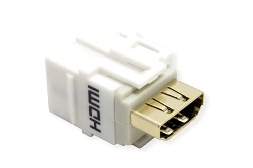 BACHMANN HDMI 2.0 Keystone Modul Buchse/Buchse Weiss von Bachmann