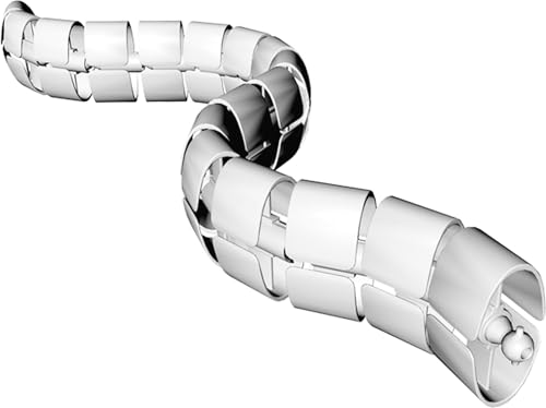 BACHMANN Kabelschlange Premium weiß RAL9003 normal Tisch von Bachmann