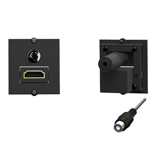 BACHMANN Rahmen 1xHDMI 90°+1xMiniklinke BACHMANN Rahmen 1xHDMI 90°+1xMiniklinke von BACHMANN