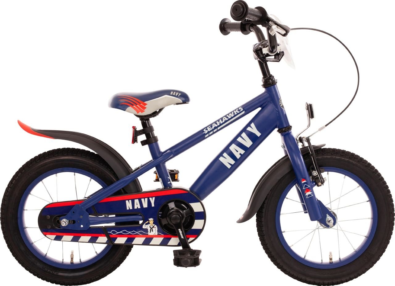 Bachtenkirch Kinderfahrrad Navy 14 Zoll marineblau matt mit Rücktritt von Bachtenkirch