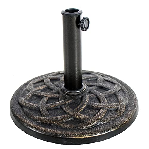 BACKYARD EXPRESSIONS PATIO · HOME · GARDEN 911554 Schirmständer, 9,5 kg, bronzefarben von BACKYARD EXPRESSIONS PATIO · HOME · GARDEN
