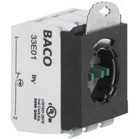 BACO 333ER02 Kontaktelement mit Befestigungsadapter 2 Öffner tastend 600V 1St. von BACO