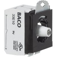 BACO 333ERARL11 Kontaktelement, LED-Element mit Befestigungsadapter 1 Öffner, 1 Schließer Rot tast von BACO