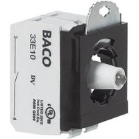 BACO BA333EARL11 Kontaktelement, LED-Element mit Befestigungsadapter 1 Öffner, 1 Schließer Rot tas von BACO