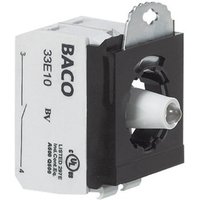 Baco - BA333EARL11 Kontaktelement, LED-Element mit Befestigungsadapter 1 Öffner, 1 Schließer Rot taste von BACO