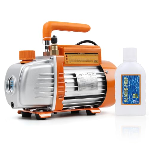 BACOENG 3CFM Einstufige Vakuumpumpe 85 L/Min Unterdruckpumpe von BACOENG