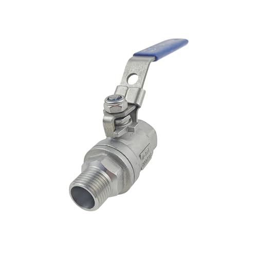 BACYDLPL 1/4“ 3/8“ 1/2”3/4”1”1-1/4”1-1/2”BSPT Innengewinde auf Außengewinde Gerader Kugelhahn mit vollen Anschlüssen(1-1/4") von BACYDLPL