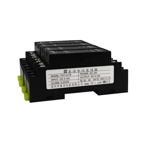 BACYDLPL 1 Stück Strom-/Spannungskonverter-Signalisolatorausgang 4-20 mA auf 0-10 V-Signal(1in 1out,4-20MA_4-20MA Input) von BACYDLPL