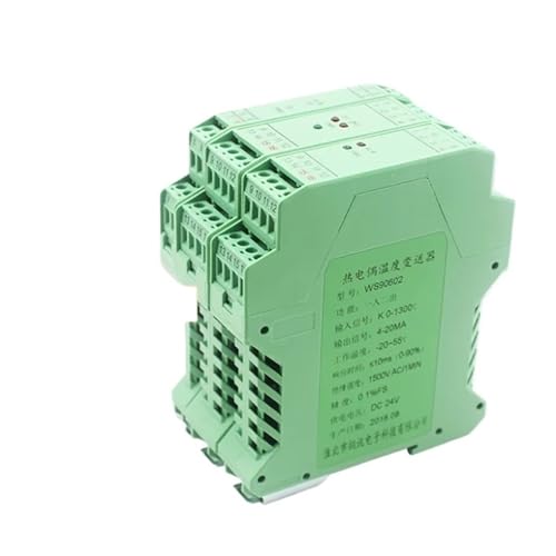 BACYDLPL 1 stücke DC24V K Typ 1 in 1 Out 1 in 2 Out 4-20mA 0-10V 0-5V Temperatur Sender Signal Isolator Konverter(1 Input 1 Output,0-600C_-_0-5V Out) von BACYDLPL