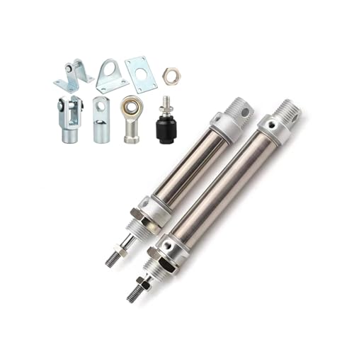 BACYDLPL 1 stücke MA25 Pneumatische Luft Zylinder 25mm Bohrung 25 zu 500mm Hub Kleine Edelstahl Kolben Doppel Wirkenden Mini Zylinder(Cylinder and Y) von BACYDLPL