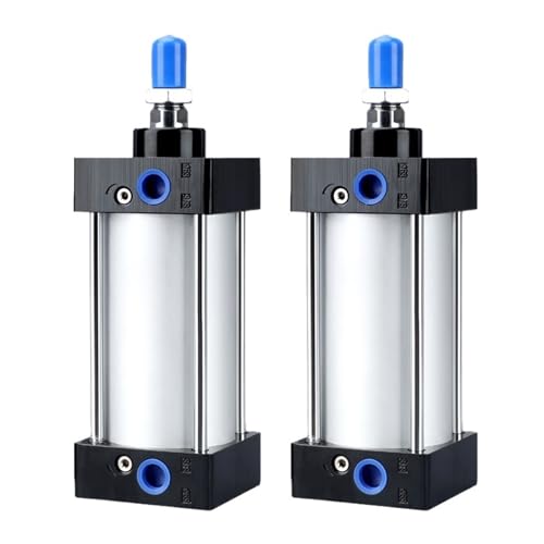 BACYDLPL 1 stücke SC32/40/50/63mm Bohrung Luft Pneumatische Zylinder Kolben Doppel Wirkenden 25-1000mm hub Aluminium Legierung Antrieb(SC80 (Bore 80mm)) von BACYDLPL