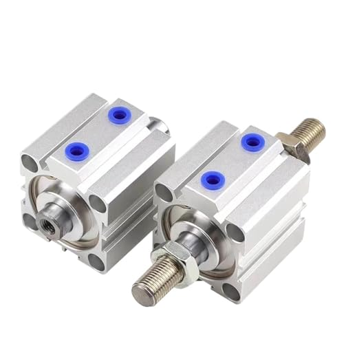 BACYDLPL 1 stücke SDAD32 40 50 63mm Bohrung Doppel Rod Pneumatische Air Compact Zylinder Mit Außengewinde Stange SDAD32X50-B SDAD40X60-B SDAD63X100-B(SDAD63) von BACYDLPL