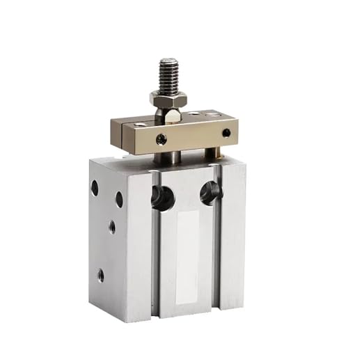 BACYDLPL CDUK6/10/16/20/25/32 Verdrehsicherer Mini-Freimontage-Pneumatikzylinder mit integriertem Magnet, doppeltwirkend, Mikro-Einzelstangenzylinder(30D (Stroke 30mm)) von BACYDLPL