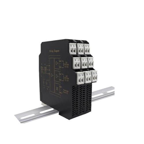 BACYDLPL DC12V Multi-Eingang Multi-Ausgang 0-10V 4-20mA 0-5V Isolationssensoren DC Analogsignal-Isolator Stromspannungssender(Input 4-20MA_0-5V) von BACYDLPL