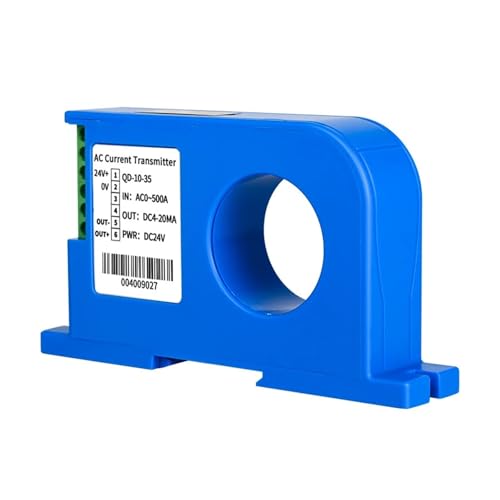 BACYDLPL DC24V 20/35mm Loch AC Strom Sender 20A 50A 100A 600A zu 4-20mA 0-20mA 0-10V RS485 DC24V AC Strom Wandler(AC 0-300A_Output 4-20MA) von BACYDLPL