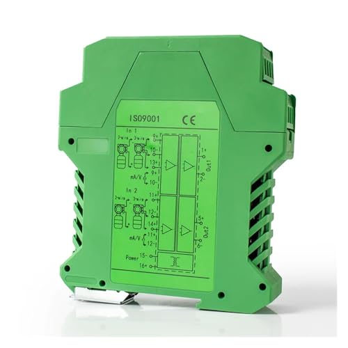 BACYDLPL DC24V-Signalisolator 4 bis 20 mA 0 bis 10 V 1 Eingang 1 Ausgang Analoger Signalisolator 4-20 mA bis 0-10 V 4-20 mA bis RS485-Signalkonverter-Isolator(1 In 2 Out,0-10MA_Output 4-20MA) von BACYDLPL