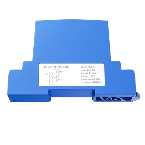 BACYDLPL Dc24v Stromsensor Sender 0-1A 0-2A 0-5A 0-10A Stromsender 4-20mA 0-10V 0-5V RS485(AC DC 0-10A,Output 0-5V) von BACYDLPL