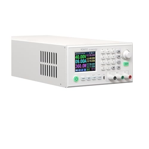 BACYDLPL RD6012 Komplettset, Digitale Steuerung, AC zu DC, verstellbare Werkbank, Variable Stromversorgung, 60 V, 12 A, Batterieladung(110V US Plug Set) von BACYDLPL