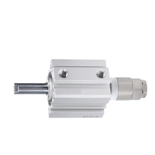BACYDLPL SDAJ20/25/32/40/50/63mm Bohrung Doppeltwirkende Kolbenwerkzeuge Aluminiumlegierung Einstellbarer Hub Kompakter dünner Luftpneumatikzylinder(with Magnet 100-50,Bore 50mm) von BACYDLPL