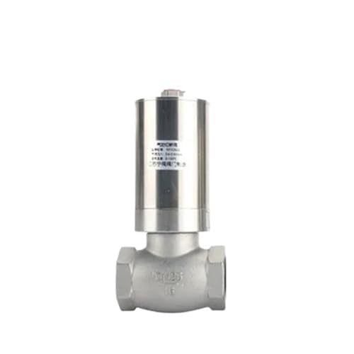 BACYDLPL SS304 T-Typ Y-Typ Zylindrisches pneumatisches Winkelsitzventil DN25 Trockner-Wasserabsperrventil Pneumatisches Vakuumventil(T-DN25-50) von BACYDLPL