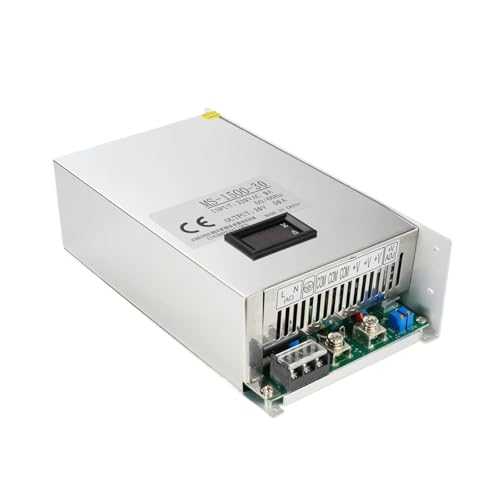 Einstellbares DC Netzteil 1500W 0-12V 15V 24V 27V 36V 48V 60V 68V 72V 85V 90V 100V 110V 150V 200V Spannungs- und Stromanzeige (220V,0-2000 VDC von BACYDLPL
