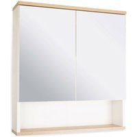 Arc Spiegelschrank mit Regal 60 cm Breit Badschrank Badspiegel Badmöbel-11713145 - Badedu von BADEDU